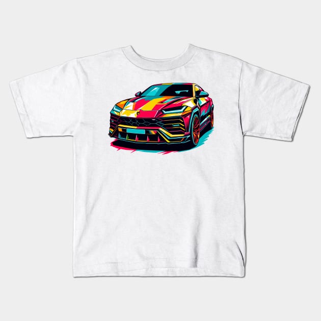 Lamborghini Urus Kids T-Shirt by Vehicles-Art